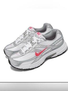 NIKE WMNS INITIATOR WHITE SILVER PINK Athletic Running Sneakers SZ 8.5
